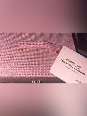 Limited Edition Pink Ulta beauty box. New